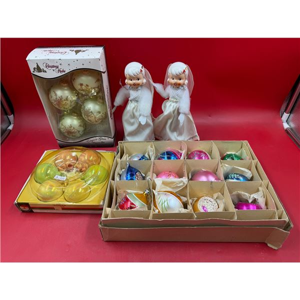 Vintage Christmas Ornaments & Figures