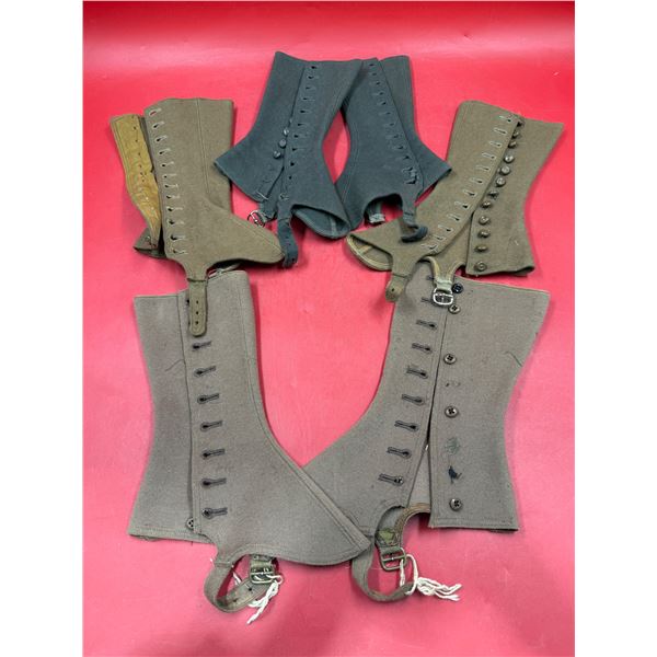 3 Pairs Of Vintage Spats