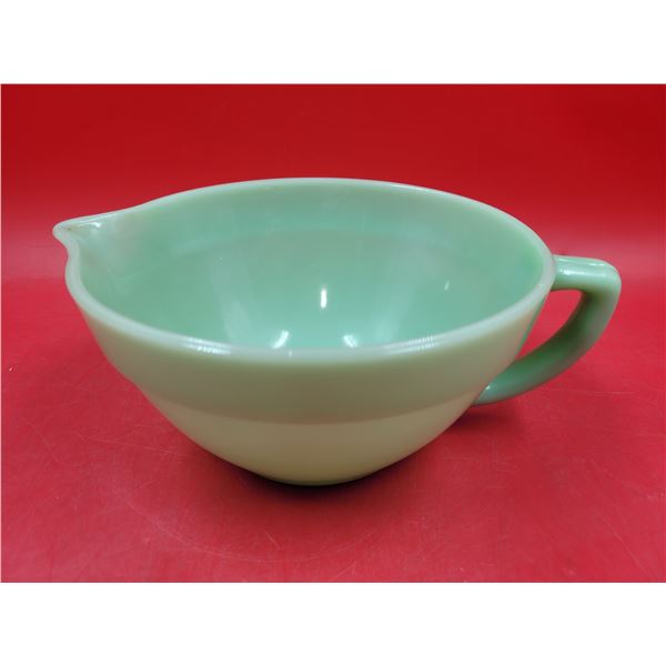 Vintage Fire King Jadeite Handled Mixing Bowl