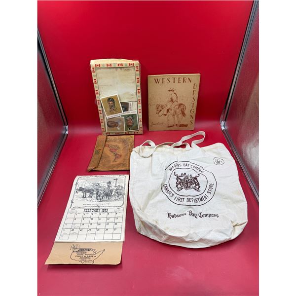 Vintage Variety: Hudson's Bay Company Tote Bag, 1993 Calendar, Western Designs, & More
