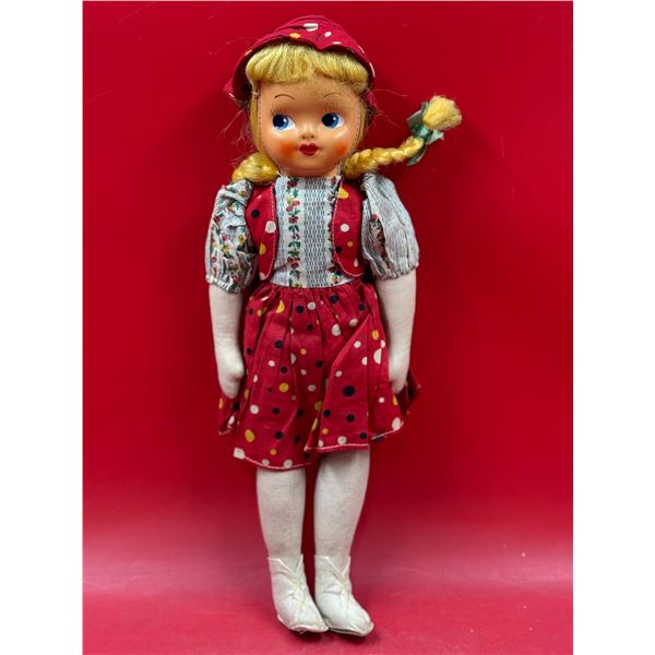 Vintage Celluloid Face Doll