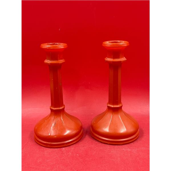1940's Sunset Candlestick Holders