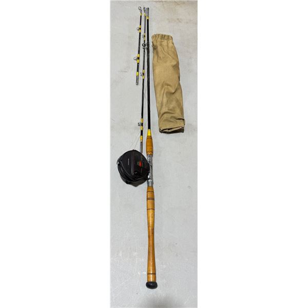 Vintage Fishing Rod With Shimano Moocher 2000GT Reel