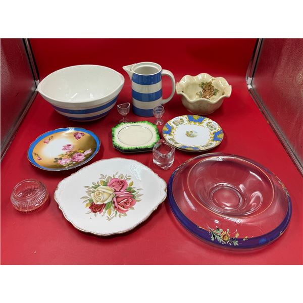 Vintage Dishware: Cornish Mixing Bowl & Pitcher, Dishes, Bowls, & More