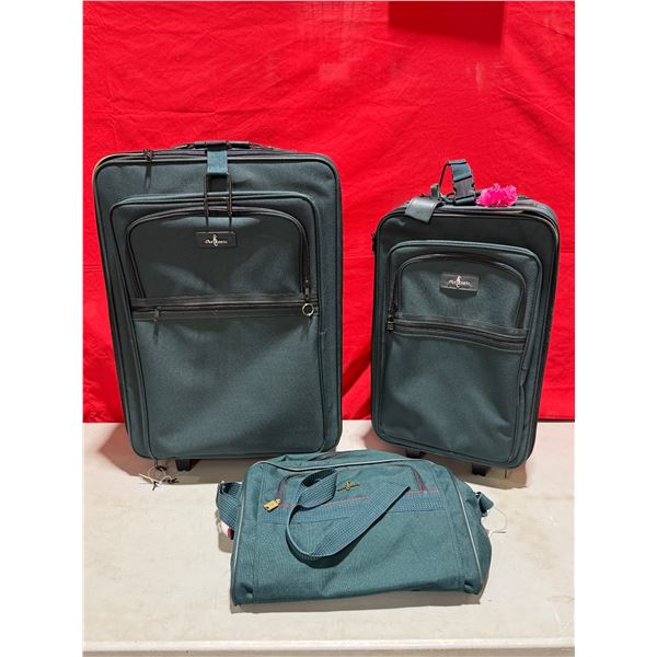 3pc Atlantic Travellers Set: Suitcases & Duffle Bag