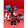 Image 1 : Electronics: Cellphones, Lightbulb, Power Cords, Headphones, & CD Player