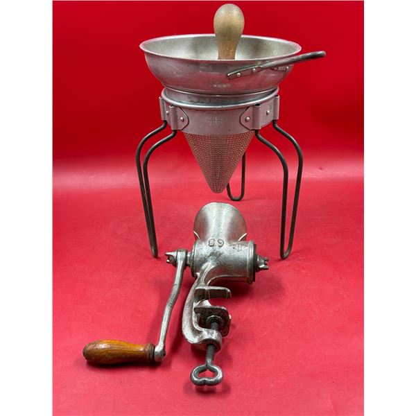 Vintage Meat Grinder & Sifter