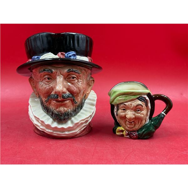 2 Vintage Royal Doulton Toby Mugs