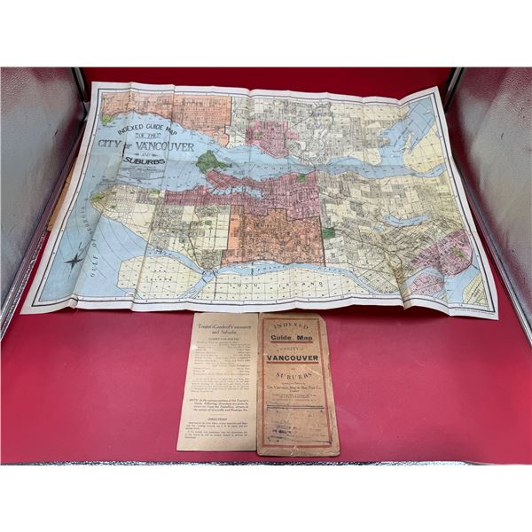 1912 City Of Vancouver & Suburbs Map