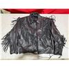 Image 1 : Vintage Leather Ladies Tassel Jacket Embroidered "Lady Rider"