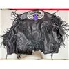 Image 3 : Vintage Leather Ladies Tassel Jacket Embroidered "Lady Rider"