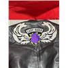 Image 4 : Vintage Leather Ladies Tassel Jacket Embroidered "Lady Rider"