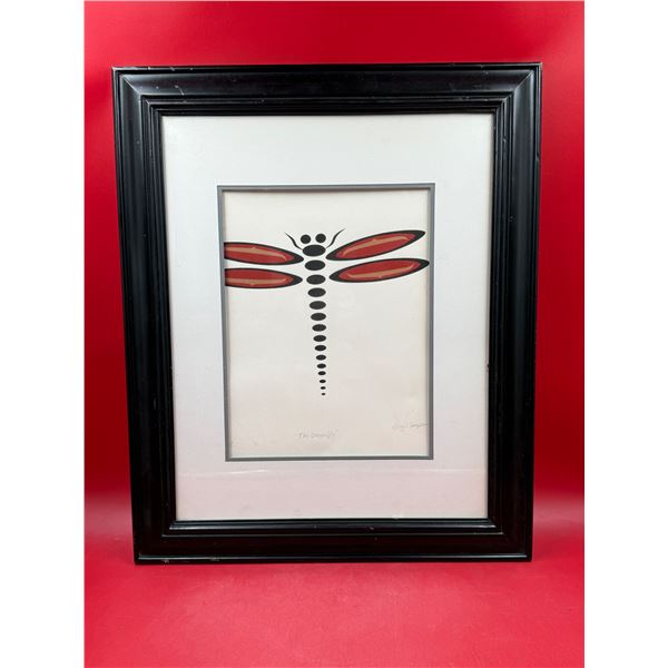 Vintage Virgil Sampson Signed L.E.P. "The Dragonfly"