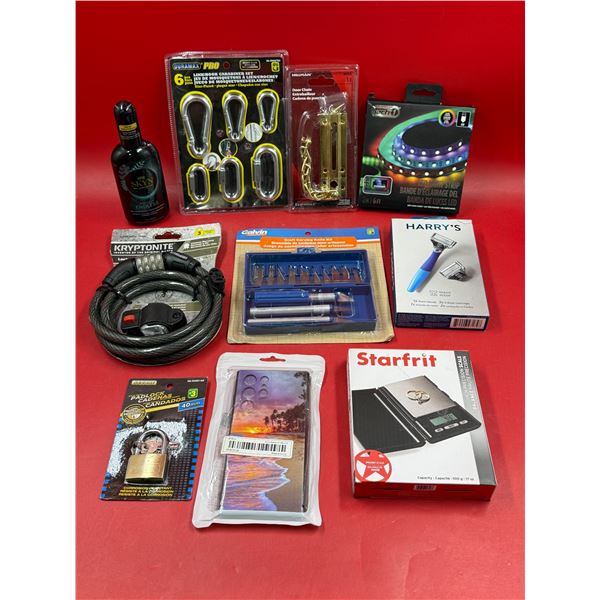 Variety Of New Product: Bike Lock, Scale, Lights, Razor, & More