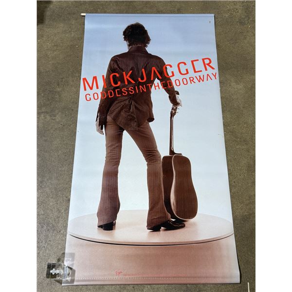 Mick Jagger Closing The Doorway Vinyl Poster