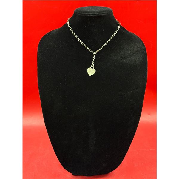 Silver .925 Heart Pendant Necklace