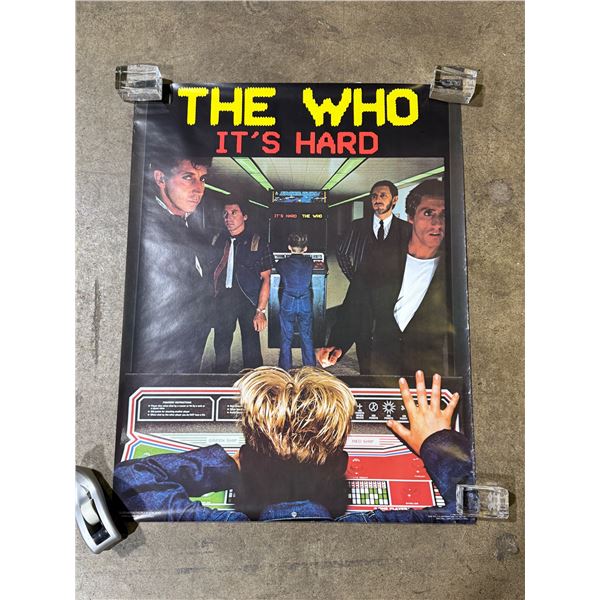 1982 The Who It's Hard Poster