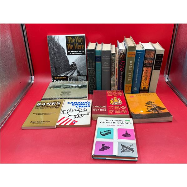 Assorted Vintage Canadian Topic Books
