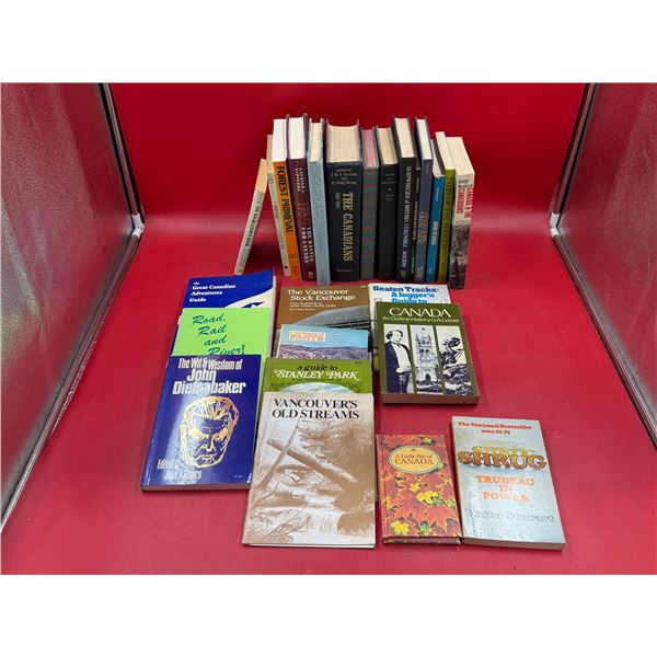 Assorted Vintage Canadian Topic Books