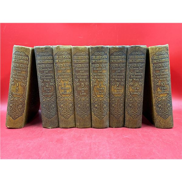 8 Antique Colliers New Encyclopedia Books