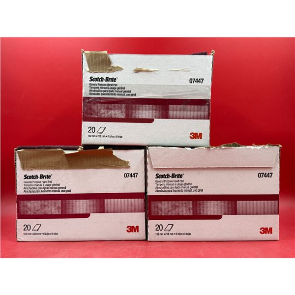 3 Cases Of Scotch Brite Hand Pads