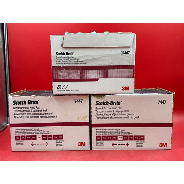 3 Cases Of Scotch Brite Hand Pads