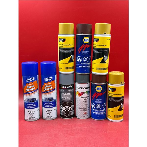 Aerosol Products: Glass Cleaner, Primer, Top Coat, & More