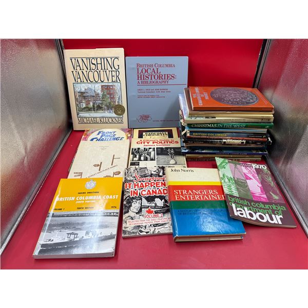 Assorted Vintage Canadian Topic Books