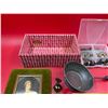 Image 5 : Vintage Variety: Roller Pin, Strawberry Box, Ruler, Hardware, & More