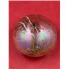 Image 2 : 1985 Artist Signed Mount St. Helens Ash Glass Oil Lamp