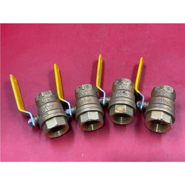 4 Kitz Ball Valves