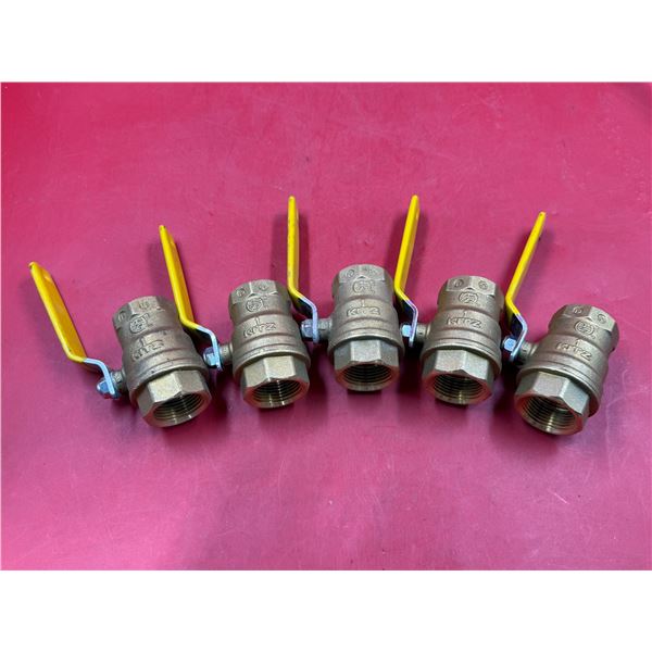 5 Kitz Ball Valves