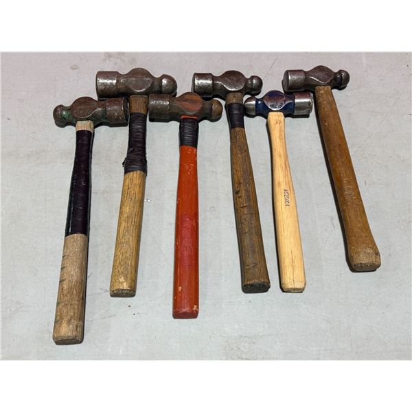 6 Ball Point Hammers