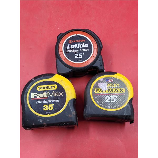3 Tape Measures