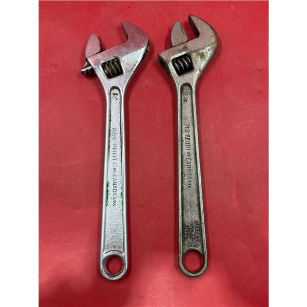 2 Proto 12" Crescent Wrenches