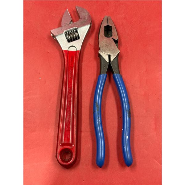 Klein Tools: Crescent Wrench & Pliers