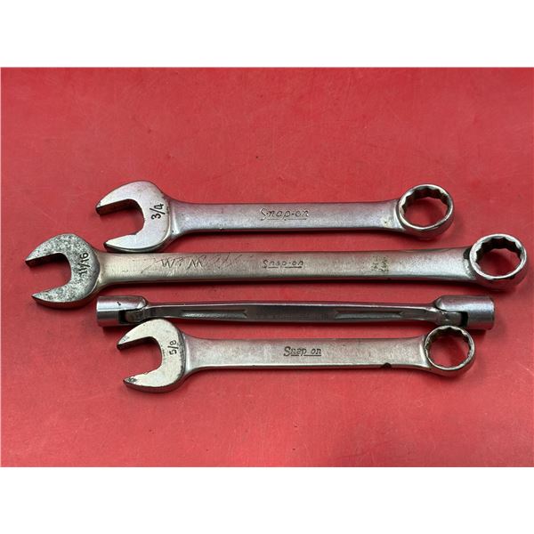 4 Snap-On Wrenches (1 Flex Headed)