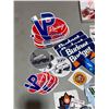 Image 2 : Assorted Stickers, Tire Valve Caps, Patches