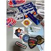 Image 3 : Assorted Stickers, Tire Valve Caps, Patches