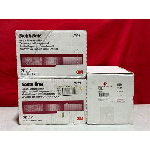 3 New Boxes Of Scotch-Brite Hand Pads