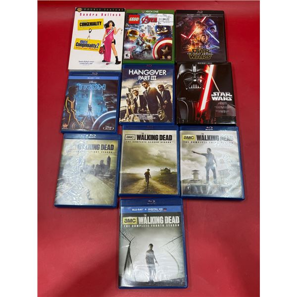 Blu-Rays, Dvd, & Xbox One Game: Lego Avengers, Walking Dead, Star Wars, & More