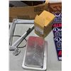 Image 9 : Assorted Tools, Mallet, Tool Box, Brackets, Tin Signs, Torque Wrench, & More