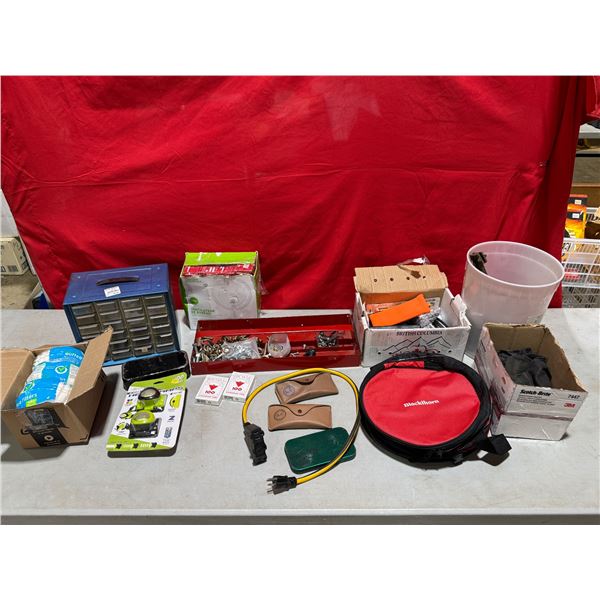 Hardware, Organizer, Collapsible Tool Bag, Extension Cord, & More