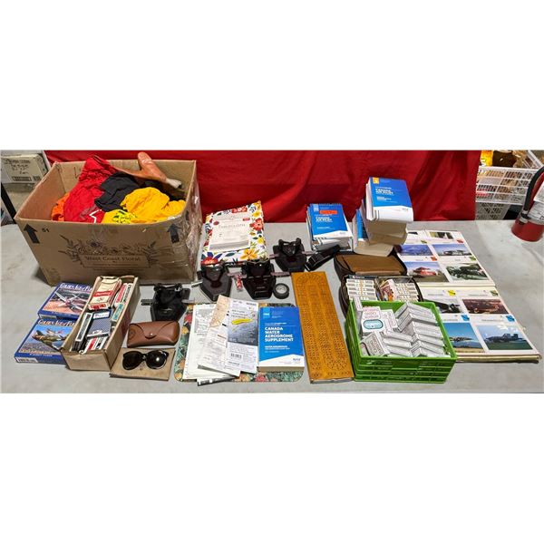 Playing Cards, Sunglasses, Clothes, Air Pilot Guides, & More