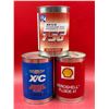 Image 1 : 3 Oil Cans: Shell, Phillips 66, & Royco (All Full)