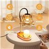 Image 9 : Anoredo Electric Candle Warmer Lamp with 2 Bulbs - Dimmable/Timer Wax Melting Lamp for Home - New!