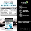 Image 5 : Renew Actives Micronized Creatine Monohydrate (300g) Supports Muscles Growth & Strength - New
