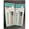 Image 1 : Lot of 2 Infrared Thermometers; Non-Contact Forehead Thermometers (Model: YS-ET03) - New