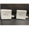 Image 3 : 2-Pack of 60W 5-Port USB-C Fast Charger Blocks - New