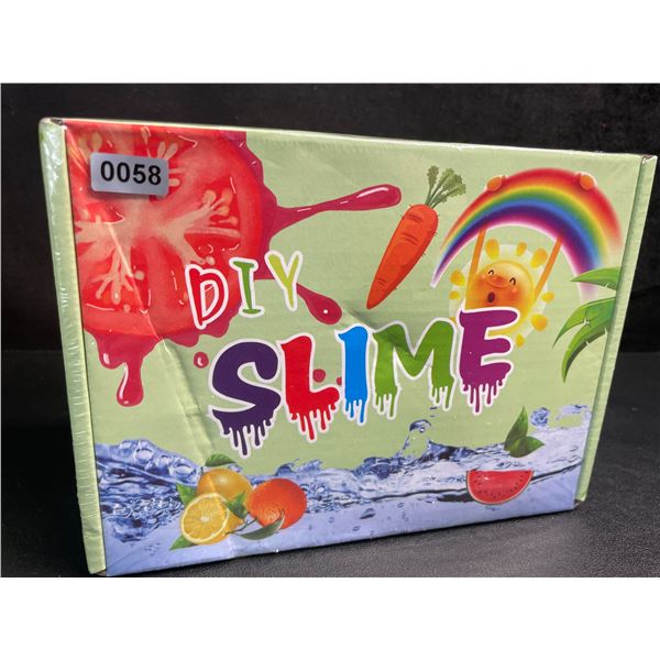 DIY Cloud Slime Kit for Kids - 24 Colors/Scented Slime Pots with Non-Sticky Design! New Sealed